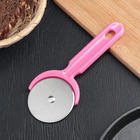 Нож для пиццы и теста Доляна «Наклон», 16.5 см, цвет МИКС - Фото 1