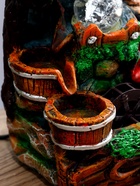 Фонтан настольный «Чаши под соломенной крышей», 14×19 см, с подсветкой 2828706