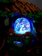 Фонтан настольный «Чаши под соломенной крышей», 14×19 см, с подсветкой 2828706