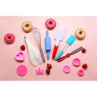 Скалка Доляна «Севилья», 22×4 см, рабочая часть 10 см, красная - Фото 6