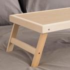 Столик для завтрака складной, 50×30см, цвет орех сонома - Фото 4