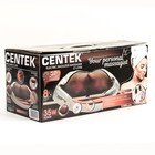 Массажёр для шеи и плеч Centek CT-2198, 12 В, ИК-подогрев, 3D массаж, бежевый - Фото 4