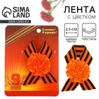 Значок с георгиевской лентой на День Победы «9 Мая», 10×12 см - Фото 1