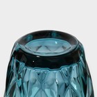 Стакан стеклянный Magistro «Круиз», 240 мл, цвет синий - Фото 5