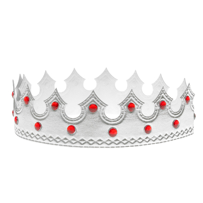 Карнавальная корона «Принц», цвет серебряный