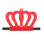 Карнавальная корона «Король», на резинке, цвет красный - фото 321258711