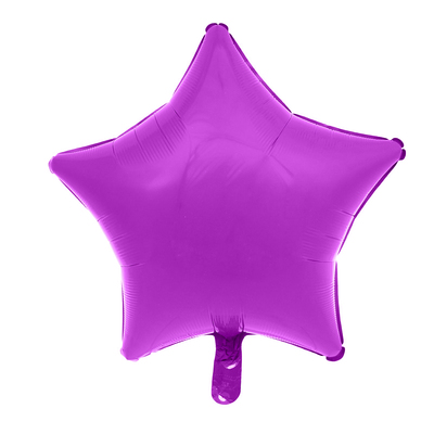 Шар фольгированный 18" «Звезда», цвет фиолетовый