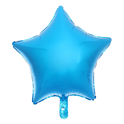 Шар фольгированный 18" «Звезда», цвет синяя