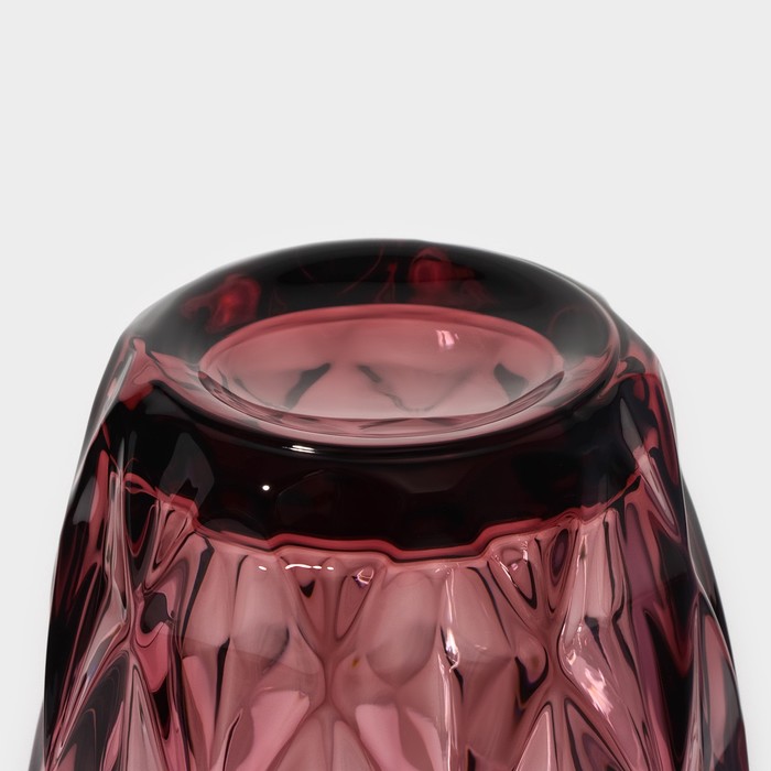 Стакан стеклянный Magistro «Круиз», 240 мл, цвет розовый - фото 1884819430
