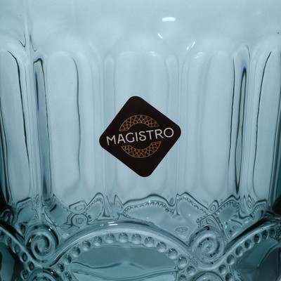 Стакан Magistro «Ла-Манш», 220 мл, стекло, синий