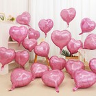Шар фольгированный 18" «Сердце», цвет розовый - Фото 3