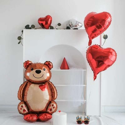 Воздушный шар фольгированный 18" «Сердце»