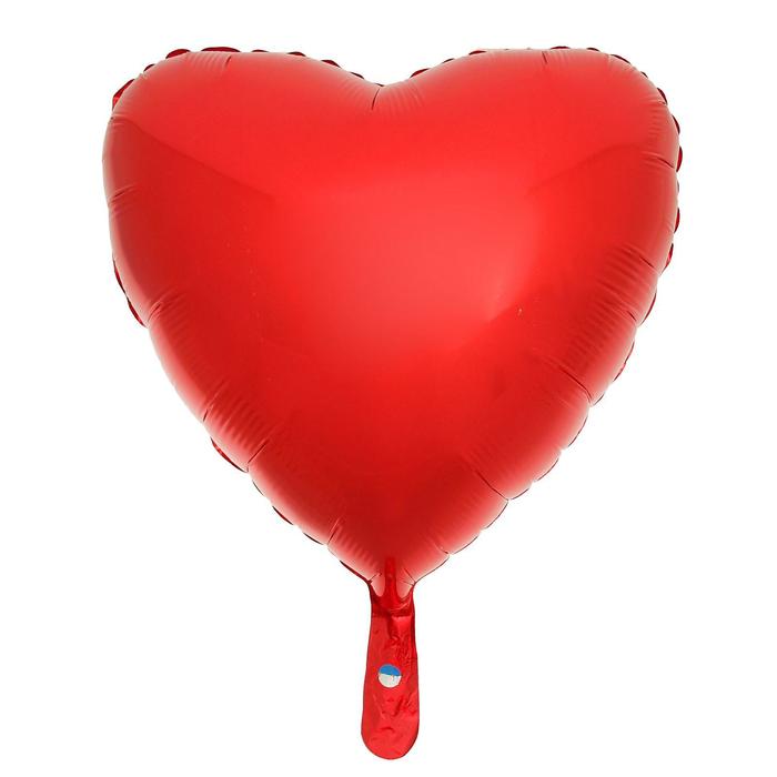Шар фольгированный 24" «Сердце», цвет красный - Фото 1