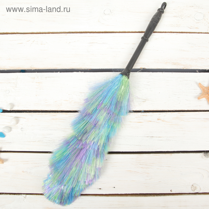 Щётка для удаления пыли Доляна «Павлин», 44 см, насадка 25 см - Фото 1