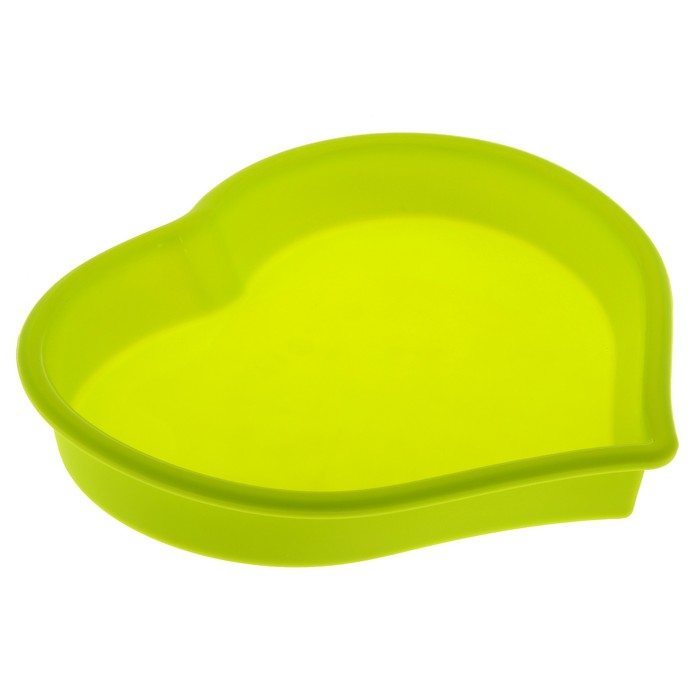 Форма силиконовая для выпечки «Сердце», 23×24,5×4 см - Фото 1