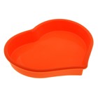 Форма силиконовая для выпечки «Сердце», 23×24,5×4 см - Фото 3