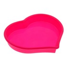 Форма силиконовая для выпечки «Сердце», 23×24,5×4 см - Фото 4