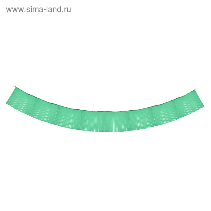 Гирлянда-тассел «Кисточки», 3 м, цвет зелёный - Фото 1