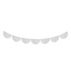 Гирлянда-тассел «Полукруг», 3 м, цвет белый - Фото 1