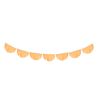 Гирлянда-тассел «Полукруг», 3 м, цвет оранжевый - Фото 1