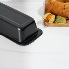 Форма для выпечки «Жаклин», 32×13×7 см, антипригарное покрытие, цвет чёрный - Фото 5