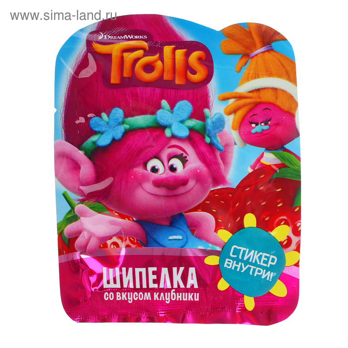 Шипучка сладкая Trolls, 5 г - Фото 1