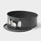 Форма для выпечки Доляна «Мрамор», 17×7 см, съёмное дно, антипригарное покрытие, цвет серый - Фото 4