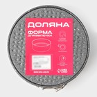 Форма для выпечки Доляна «Мрамор», 17×7 см, съёмное дно, антипригарное покрытие, цвет серый - Фото 10