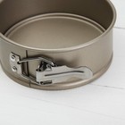 Форма для выпечки «Рэнди. Круг», 12,7×5 см, съёмное дно, антипригарное покрытие, цвет бронзовый - Фото 3