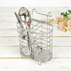 Сушилка для столовых приборов подвесная Доляна «Бабочки», 14,5×11,5×18 см - Фото 2