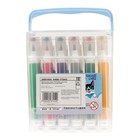 Фломастеры 24 цветов, толстые, с печатью, вентилируемый колпачок, МИКС - Фото 11