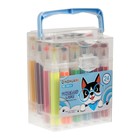 Фломастеры 24 цветов, толстые, с печатью, вентилируемый колпачок, МИКС - Фото 12