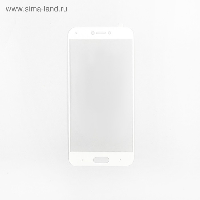 Защитное стекло CaseGuru для Xiaomi Mi5c Full Screen White, 0,3 мм, белая рамка - Фото 1