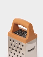 Тёрка четырёхгранная Доляна «Деревушка», 24.5×10.5 см, нержавеющая сталь, коричневая - Фото 4