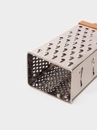 Тёрка четырёхгранная Доляна «Деревушка», 24.5×10.5 см, нержавеющая сталь, коричневая - Фото 7