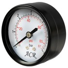 Манометр ACR, аксиальный, Дк 50 мм, 0,6 МПа, наружная резьба 1/4" - Фото 1