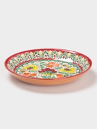 Ляган узбекский Риштанская Керамика «Турецкий узор», d=24.5 см, красный - Фото 2