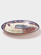 Ляган узбекский Риштанская керамика «Жар птица», d=42 см, синий - Фото 2