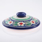 Сахарница узбекская Риштанская Керамика «Цветы», 250 мл, синяя - Фото 6