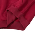 Толстовка мужская с капюшоном цвет бордовый, р-р 50-52 (XL) - Фото 7