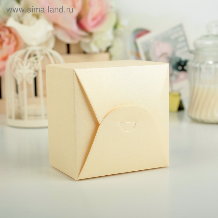 Коробка сборная 9 х 9 х 6,5 см - Фото 1