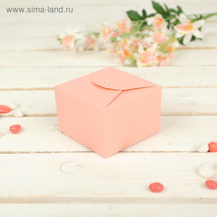 Коробка сборная 9 х 9 х 6,5 см - Фото 1