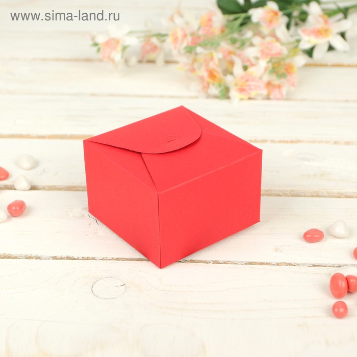 Коробка сборная 9 х 9 х 6,5 см - Фото 1