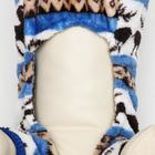 Комбинезон «Олени» с капюшоном, размер XL (ДС 40 см, ОГ 50 см, ОШ 40 см), голубой - Фото 6