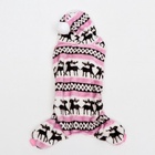 Комбинезон "Олени" с капюшоном, размер L (ДС 30 см, ОГ 40 см, ОШ 30 см), розовый - Фото 12