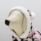 Комбинезон "Олени" с капюшоном, размер L (ДС 30 см, ОГ 40 см, ОШ 30 см), розовый - Фото 6