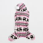 Комбинезон «Олени» с капюшоном, размер XL (ДС 40 см, ОГ 50 см, ОШ 40 см), розовый - Фото 12