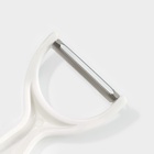 Овощечистка Доляна «Розы», 13 см, белая - Фото 6