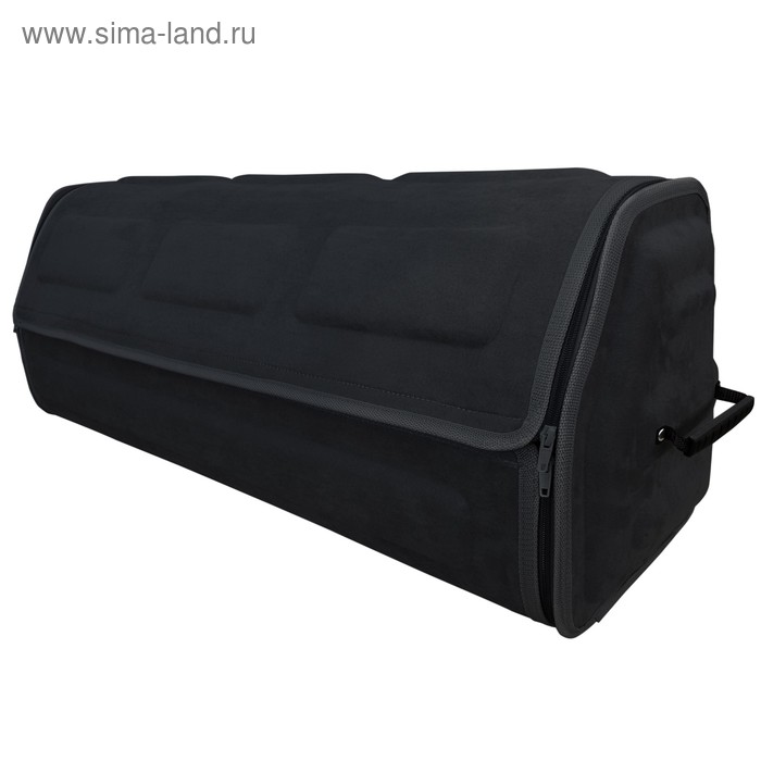 Органайзер в багажник FICOPRO, размер 85х26х30, на липучке, внутренние ремни и сетки, чёрная   30358 - Фото 1