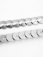 Пайетки на нити, 6 мм, 91 ± 1 м, цвет серебряный №1 - Фото 2